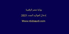 اضافة المواليد لبطاقة التموين 2021 على موقع بوابة مصر الرقميةdigital.gov.eg