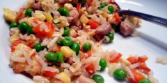 طريقة تحضير الأرز بالخضروات المشكلة لعمل وجبات صحية