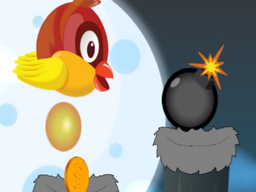 لعبة إسقاط بيضة فلابى العاب مغامرات اونلاين Flappy Egg Drop‏