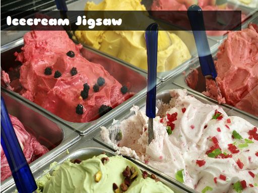 لعبة لغز الآيسكريم العاب الغاز اونلاين مجانية Icecream Jigsaw