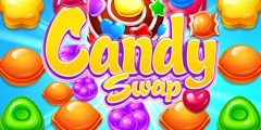 لعبة مبادلة الحلوى العاب مطابقة اونلاين مجانية Candy Swap