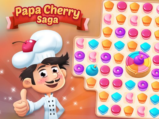 لعبة ملحمة بابا الكرز العاب مطابقة اونلاين مجانية Papa Cherry Saga