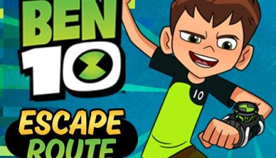 لعبة هروب بن 10 العاب مغامرات اونلاين مجانية Ben 10 Escape Route