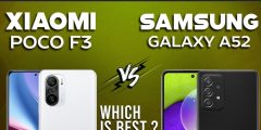 مقارنة بين شاومي Poco F3 و سامسونج Galaxy A5