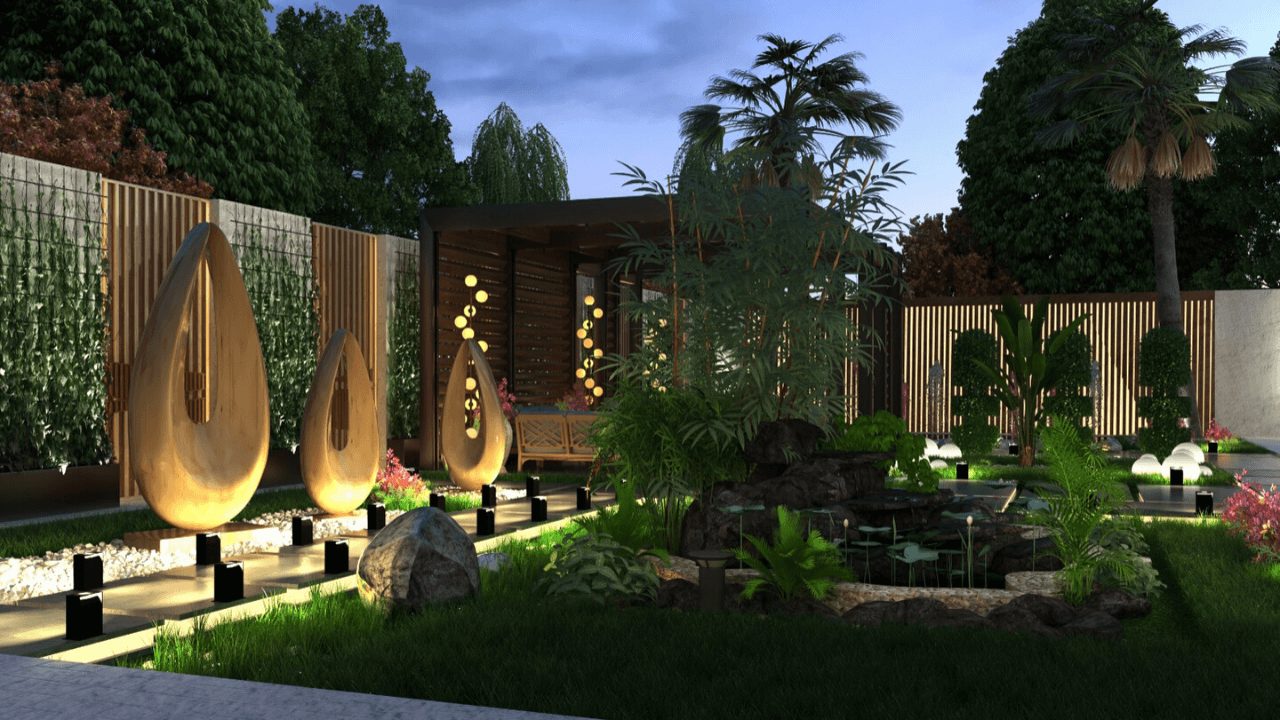 ديكور حدائق منزلية للمسة جمالية رائعة