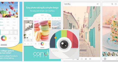 تطبيق Candy Camera لصور السيلفى من متجر جوجل بلاي للاندرويد